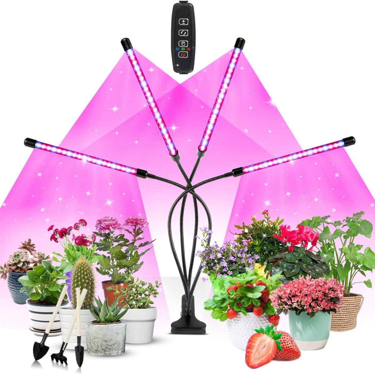 SCHWABENGRÜN Pflanzenlampe LED Grow Lampe Vollspektrum