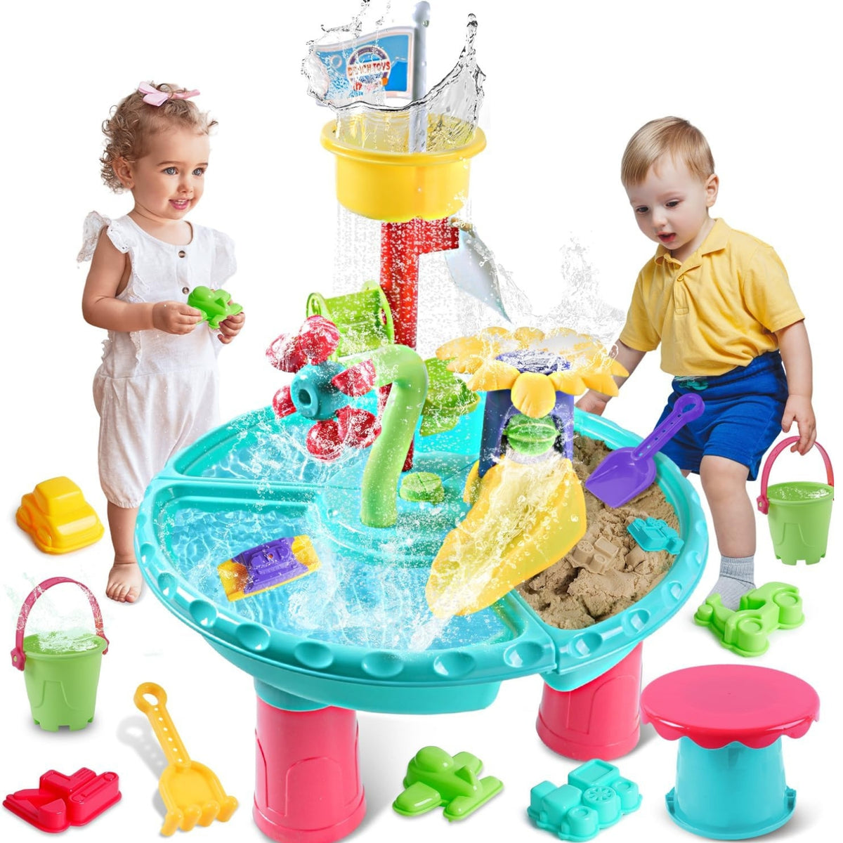 Wasserspieltisch Wasserspielzeug Kinder Wassertisch 31 stk