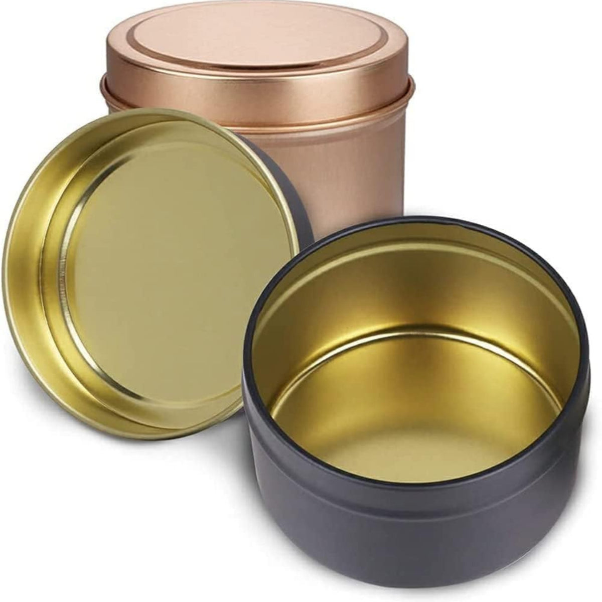 12er Kerzen Selber Machen Set Kerzendosen 120ml Metalldosen Schraubdeckel DIY