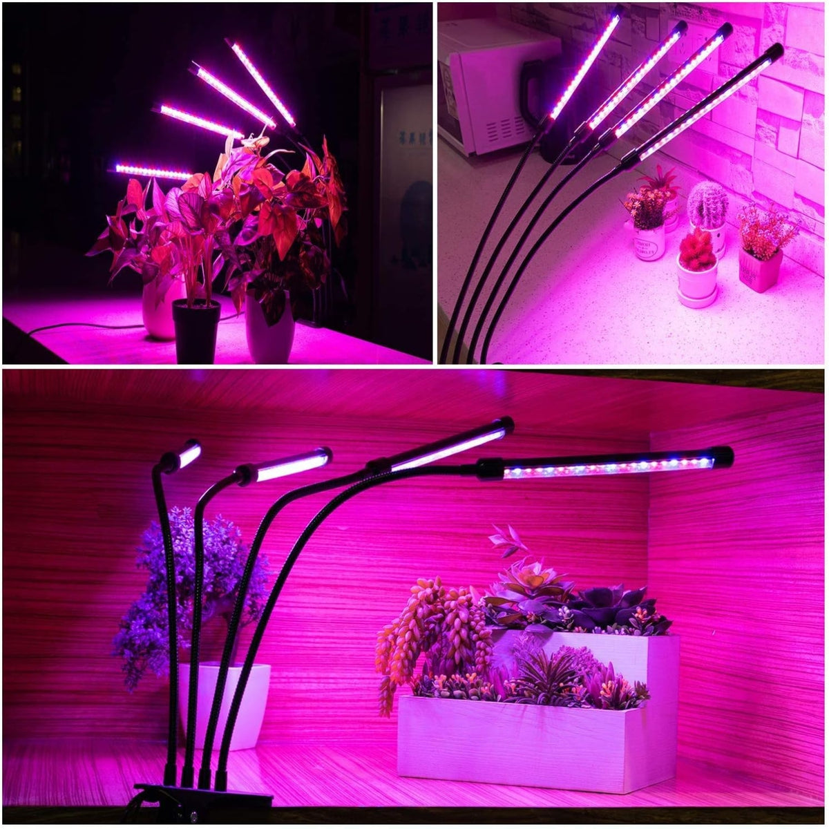 SCHWABENGRÜN Pflanzenlampe LED Grow Lampe Vollspektrum