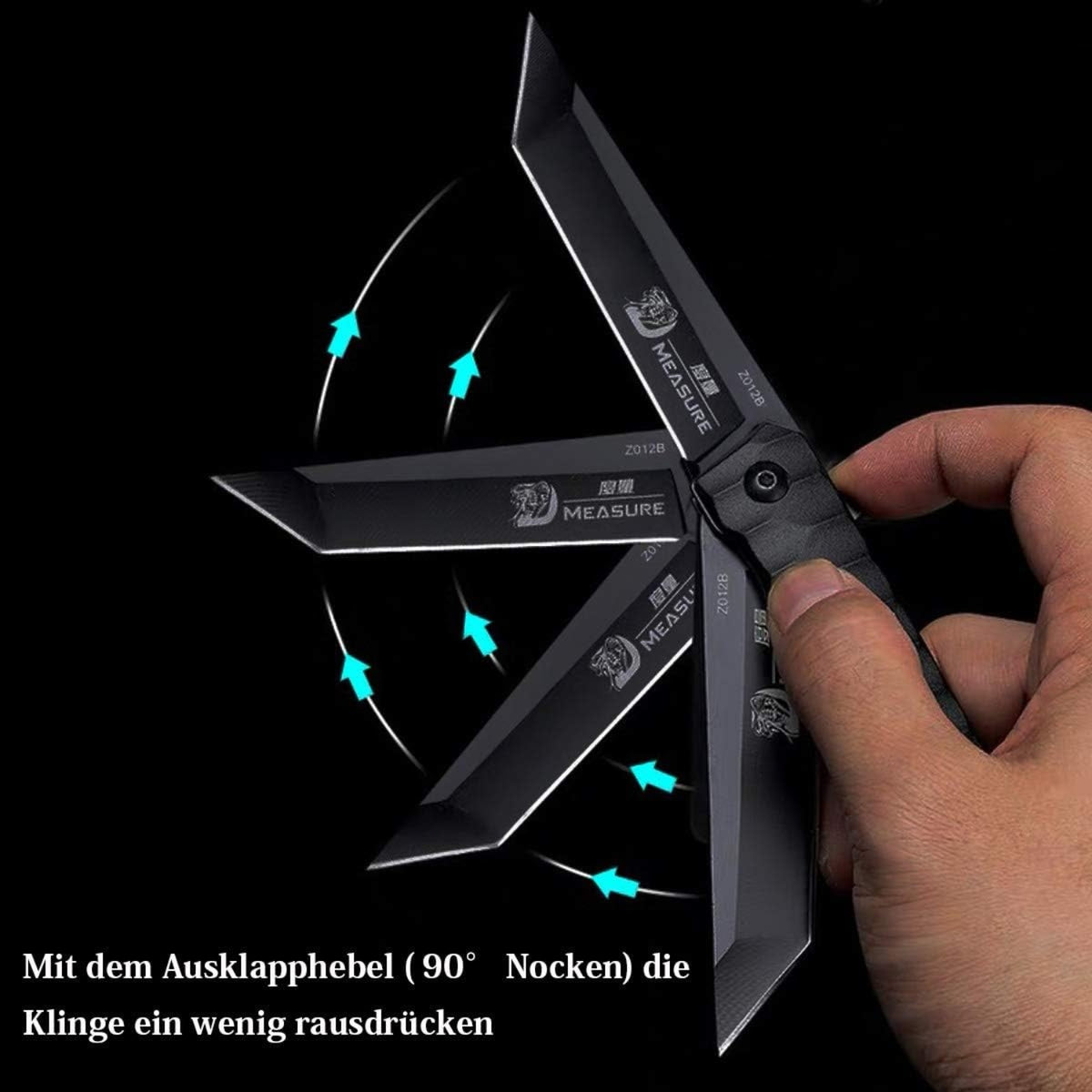 Einhandmesser Tanto Klappmeser Messer Outdoor Taschenmesser
