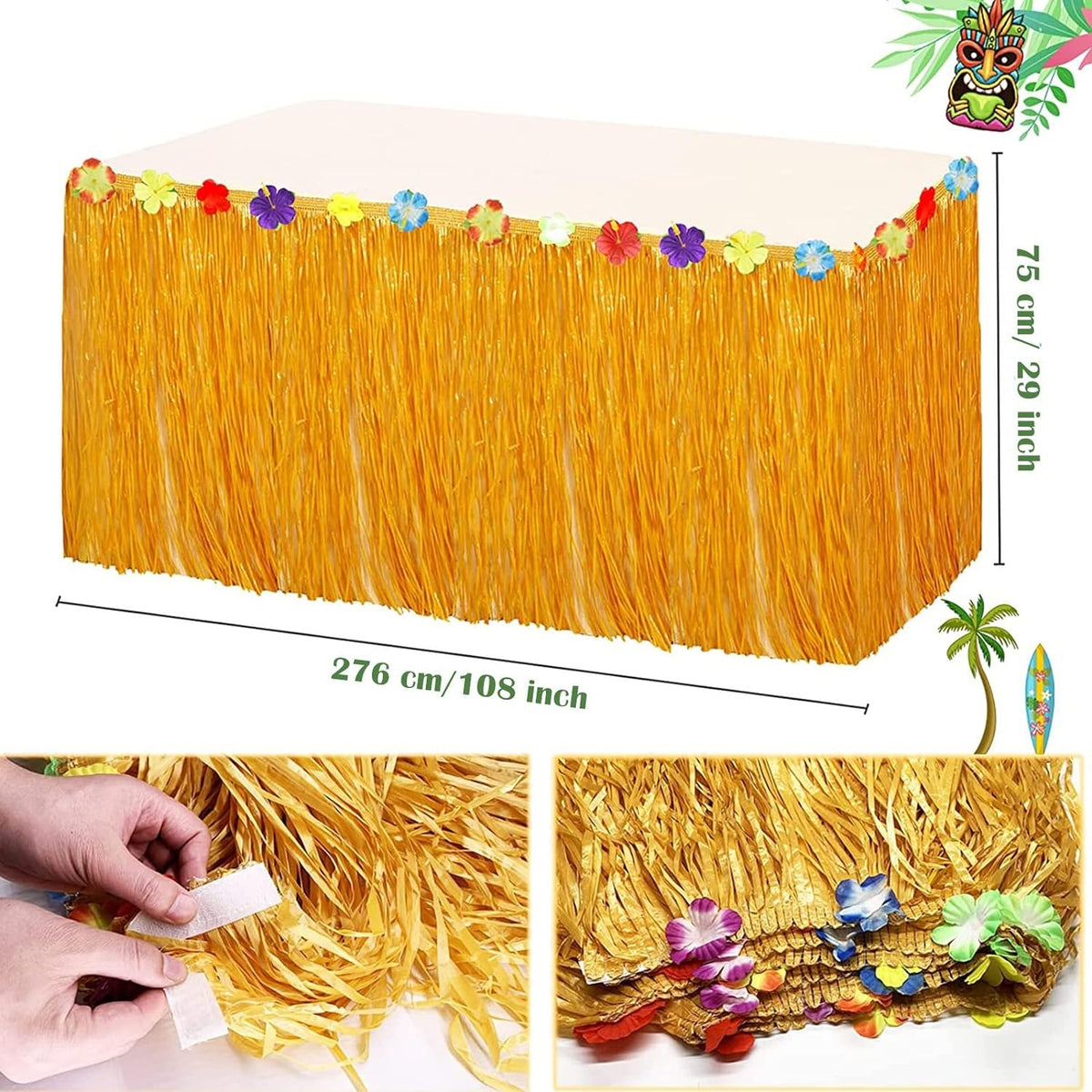 162PCS Hawaii Deko Party Dekoration Set Ballons ALOHA party