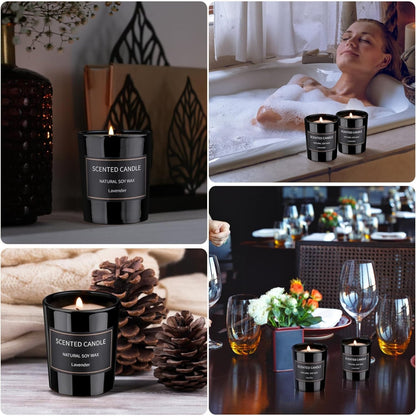 Geschenkset frauen Duftkerzen Geschenkset 8 Düfte Sojawachs Aromatherapie