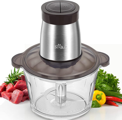 Mixer Zerkleinerer Standmixer Mini Küchenmaschine to go 2 Liter Glasbehälter