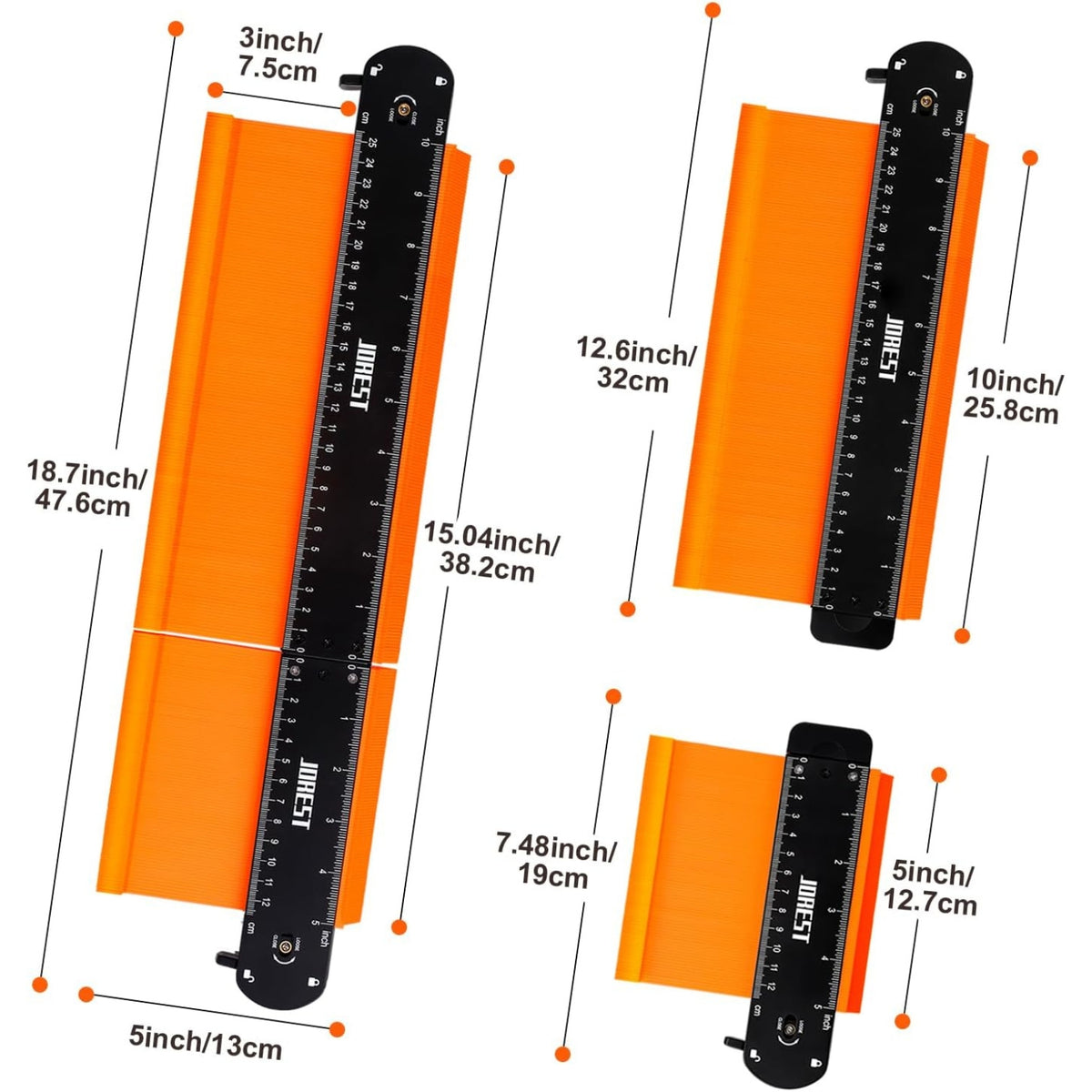 Anschließbare Konturenlehre Konturenlehr Groß Feststell Konturschablone Contour Gauge Laminat Schablone Kontur Vervielfältigungslehre