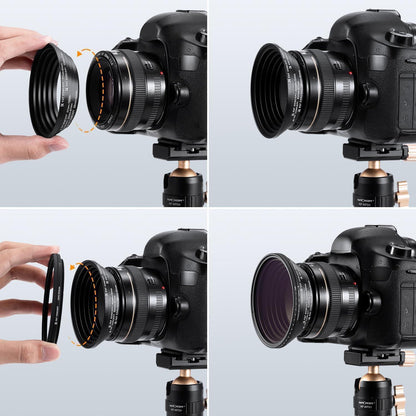 18-teiliges Kamera-Filteradapter Set Step-Up & Step-Down
