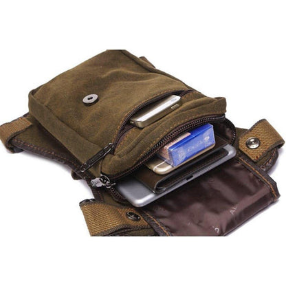 Motorrad Beintasche Canvas Reitertasche Hüfttasche Outdoor