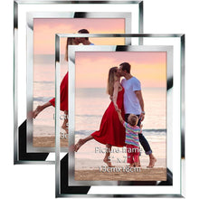 Hochzeit Bilderrahmen 13x18 Glas 2er Set Geburtstagsgeschenk