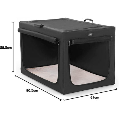 Faltbare Hundebox L – Bequem, Sicher & Platzsparend