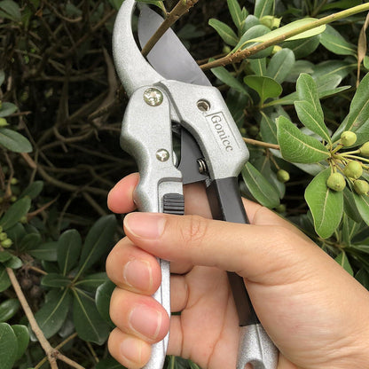 Amboss Gartenschere für stärkeres und trockenes Holz bis