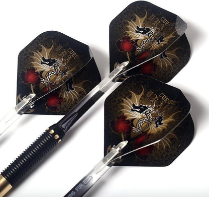 CUESOUL Dragon Deluxe Soft Dartpfeile Set Luxury Case 16g 3pcs Barrels