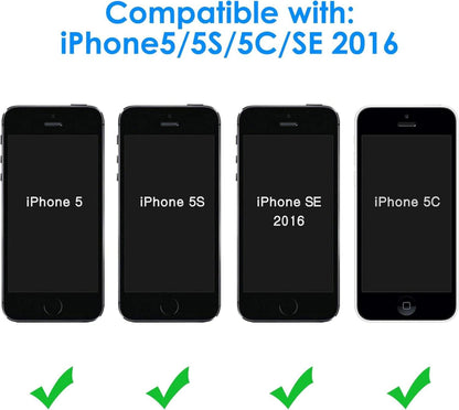 Schutzfolie für iPhone SE 2016, 5s, 5, 5c - Gehärtetes Glas