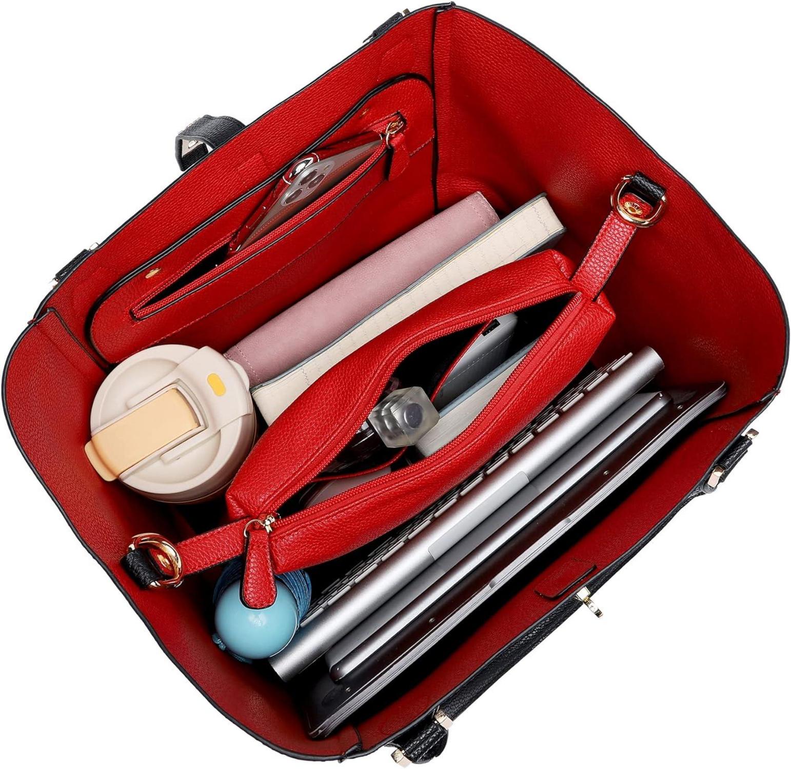Große Damen Henkeltasche aus Leder Blau Schultertasche SQLP