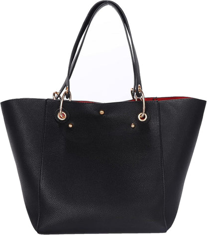 Damen Henkeltasche Leder groß Blau Schultertasche 13 Zoll Shopper