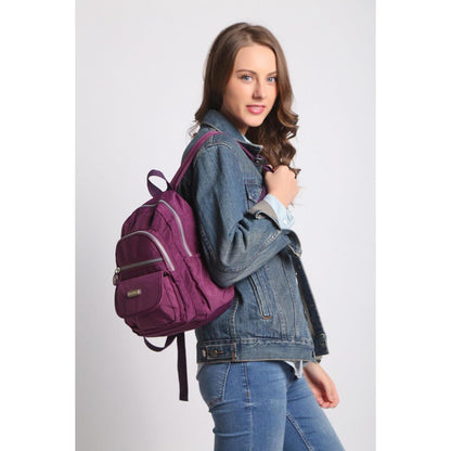 Mini Rucksack Damen & Mädchen, 7L, Violett, Leicht & Geräumig