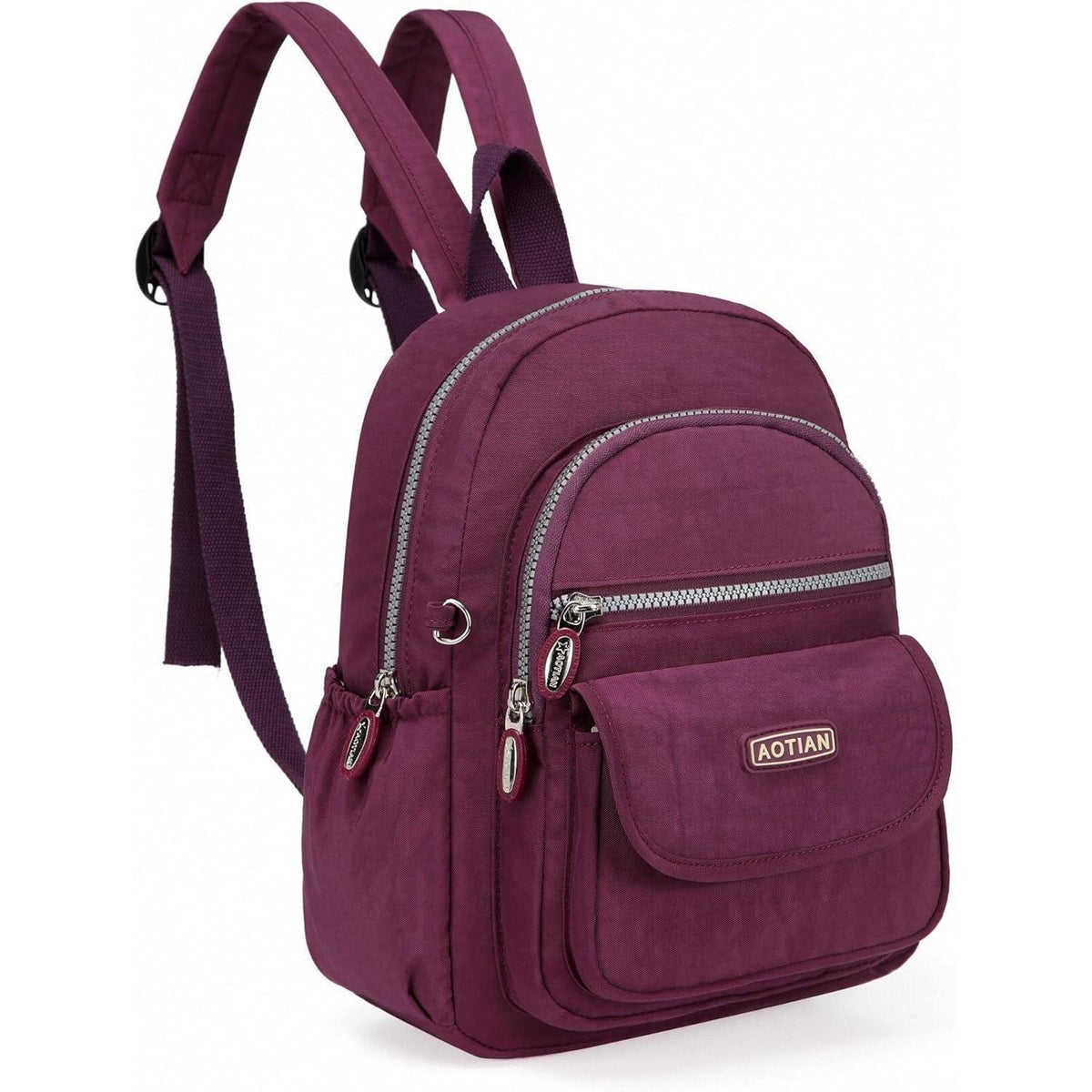 Mini Rucksack Damen & Mädchen, 7L, Violett, Leicht & Geräumig