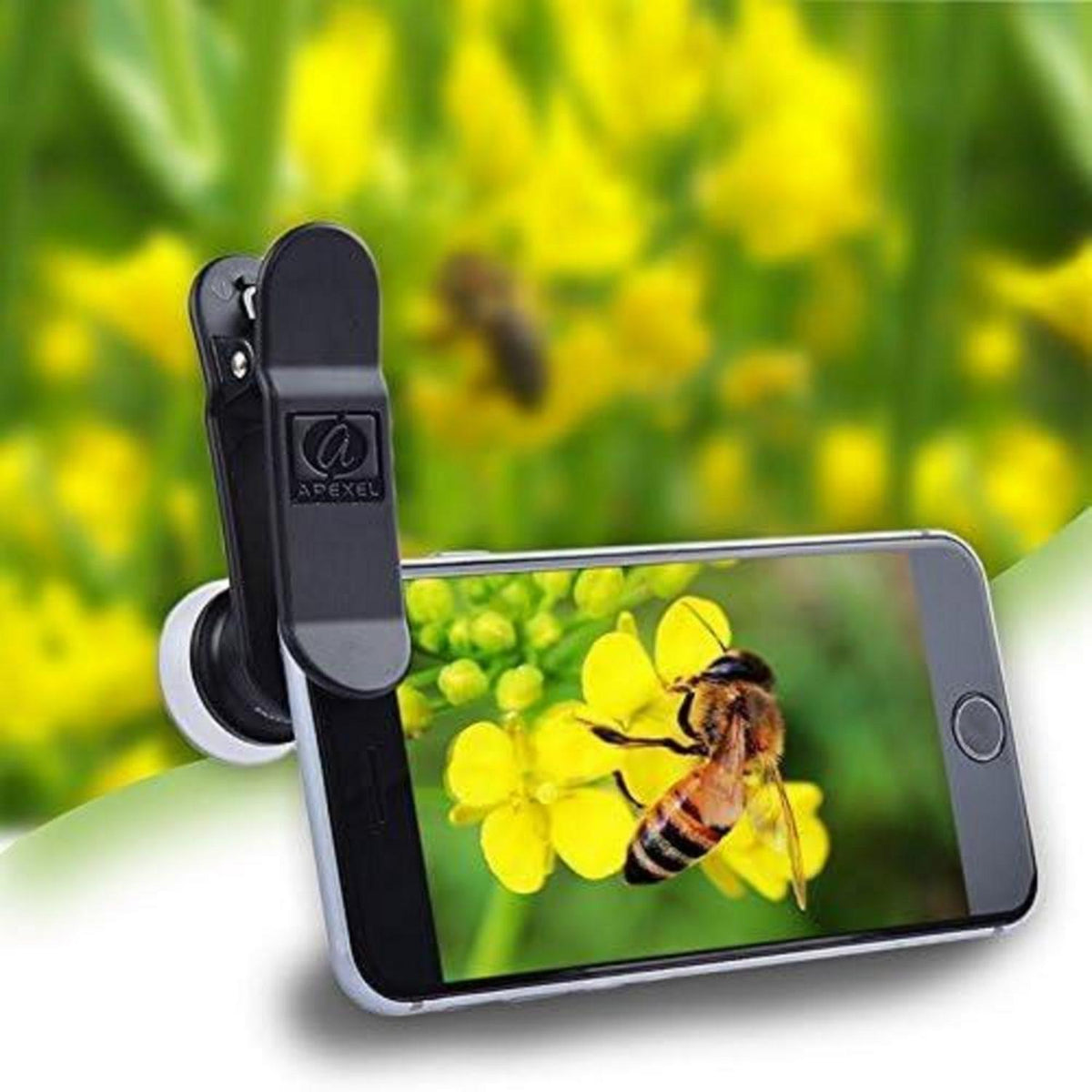 Apexel Makroobjektiv 12X/24X für iPhone Samsung Galaxy Note S6 S7 Edge A7 A5