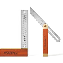 WORKPRO Schreinerwinkel 2-teilig Hartholzgriff