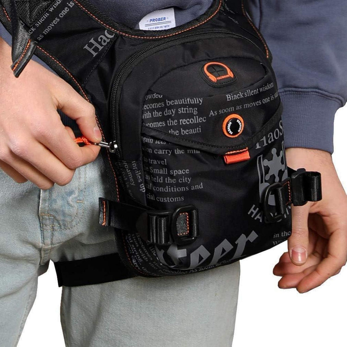 Outdoor Motorrad Drop Bein Tasche – Taktische Hüfttasche für Radfahren & Wandern