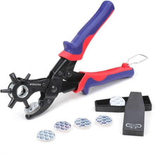 Revolverlochzange Gürtel Leder Puncher 255 MM 6 Größen
