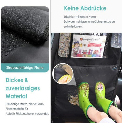 Rückenlehnenschutz Auto Organizer Wasserdicht Schwarz