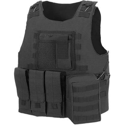 Airsoft Weste Taktische Weste Herren Outdoor mit Taschen