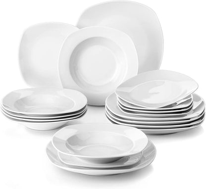 Porzellan Tafelservice Set 18-tlg. für 6 Personen