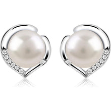 B.Catcher Perlen Ohrringe Damen 925 Sterling Silber