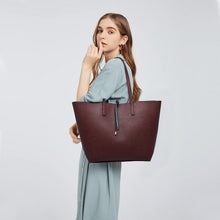 Miss Lulu Schultertasche Damen Handtaschen-Set PU-Leder