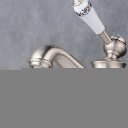 Einhebel-Waschtischarmatur gebürstetes Nickel