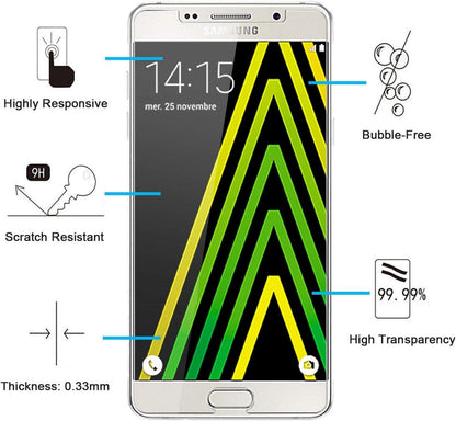 Panzer Schutz Glas für Samsung Galaxy A5 2016 Display 9H