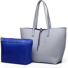 Schultertasche Damen Shopper PU-Leder Handtaschen-Set