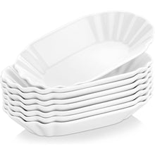8-TLG. Set Pommesschalen Porzellan Pommes Schalen