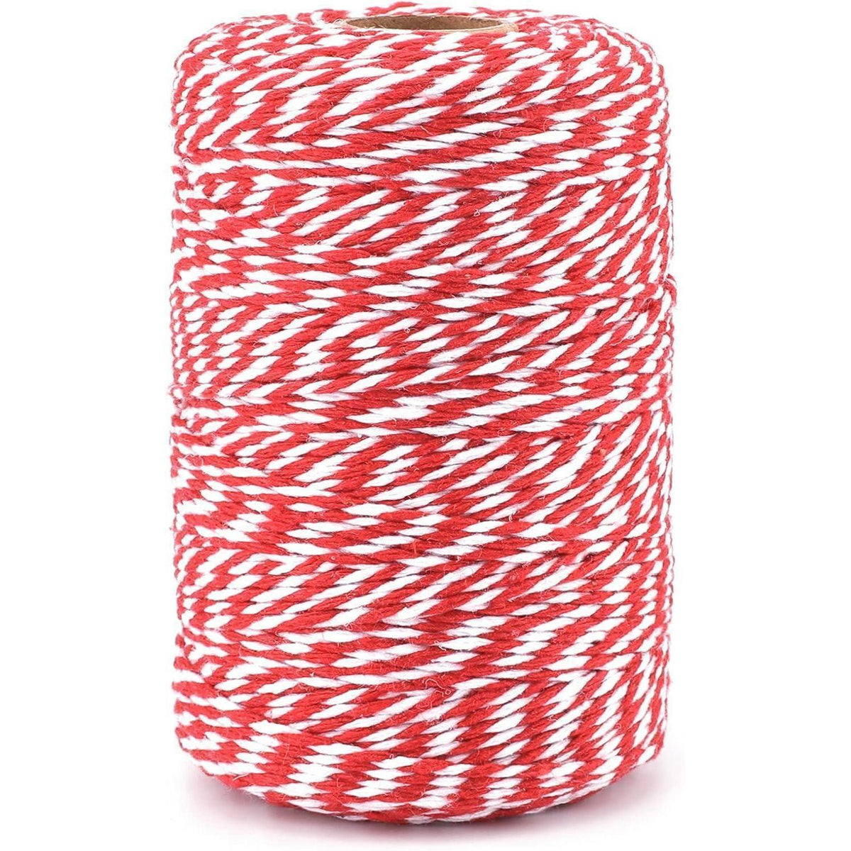 Baumwoll Schnur Rot Weiß 200m – Bäckern, Basteln, Geschenke