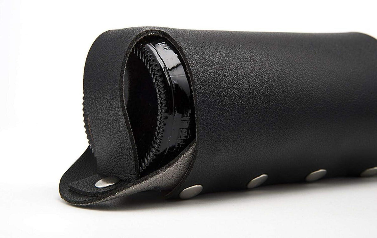 Old Tjikko Beer Holster Vintage Leather Black