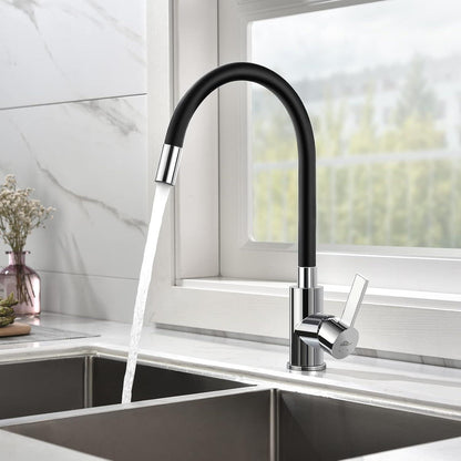 Wasserhahn Küche Schwarz Flexibler Auslauf Hochdruck