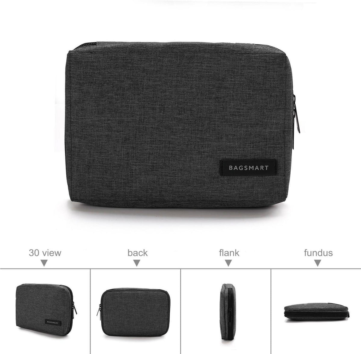 Bagsmart Cable Organizer for Electronics and Accessories, Water-Resistant