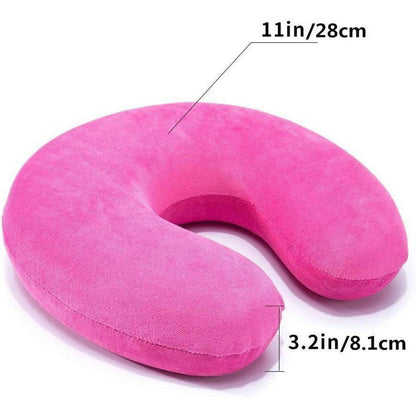 Reisekissen Memory Foam Nackenkissen Rosa