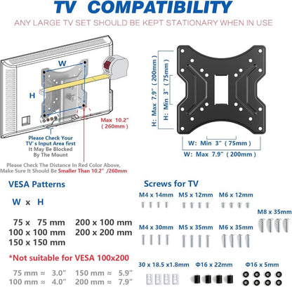 Universal TV Standfuss höhenverstellbar 23-43 Zoll LCD LED OLED Plasma