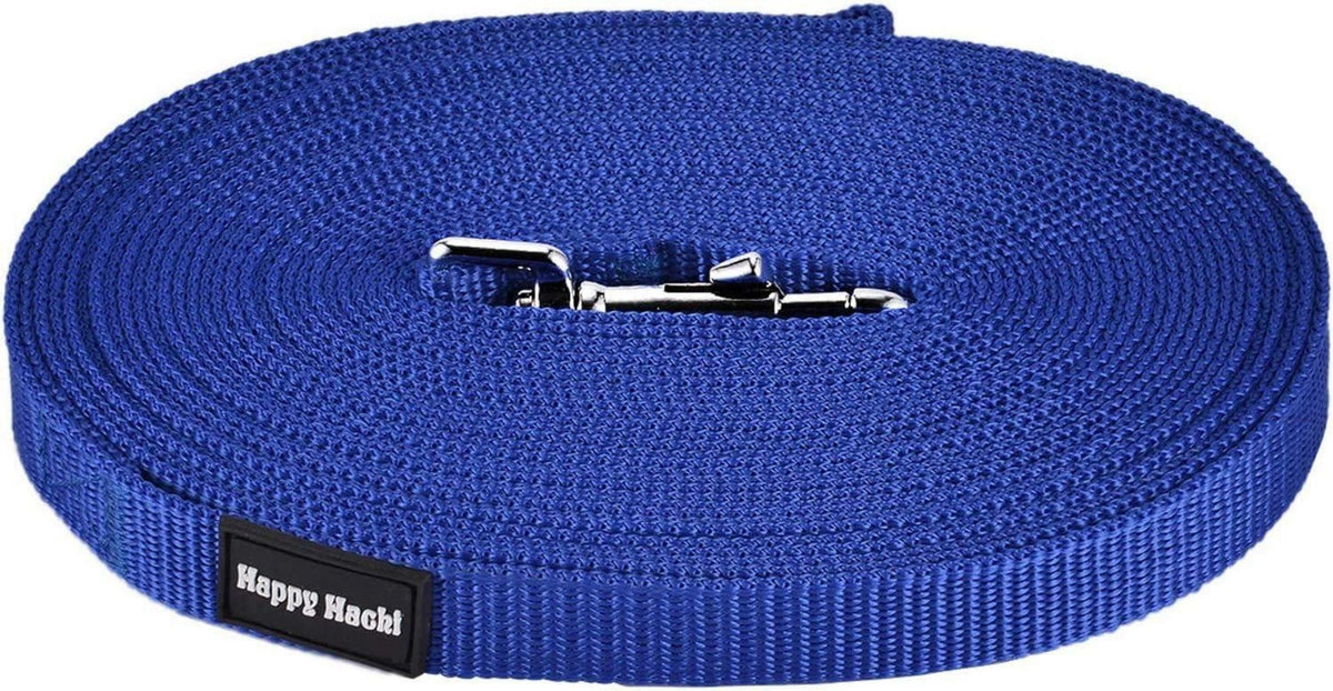 Schleppleine Hund Nylon Trainingsleine 10m Blau Hunde Leine