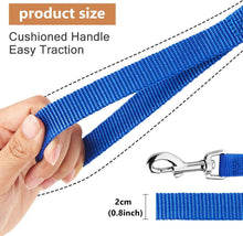 HAPPY HACHI Schleppleine für Hunde 15m Blue Nylon Hundeleine