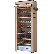 UDEAR 10-Schicht Schuhschrank für 27 Paar Schuhe Grau