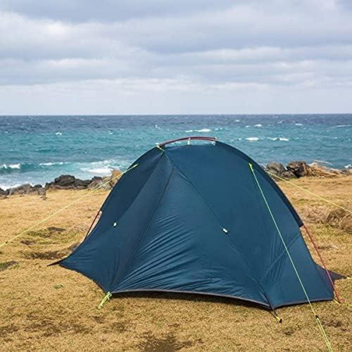 Ultraleichtes Zelt für 1/2 Personen Camping-Rucksack dunkelblau