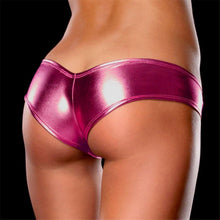 Sexy Damen PU Leder Panty G-String Tanga Slips 3XL Rose