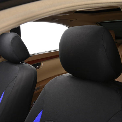Sitzbezüge Auto Universal Set Blau Schwarz 5-teilig