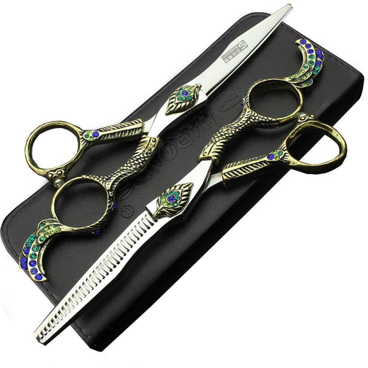 Japanische Friseurschere Set 6 Zoll Edelstahl 440C Stahl