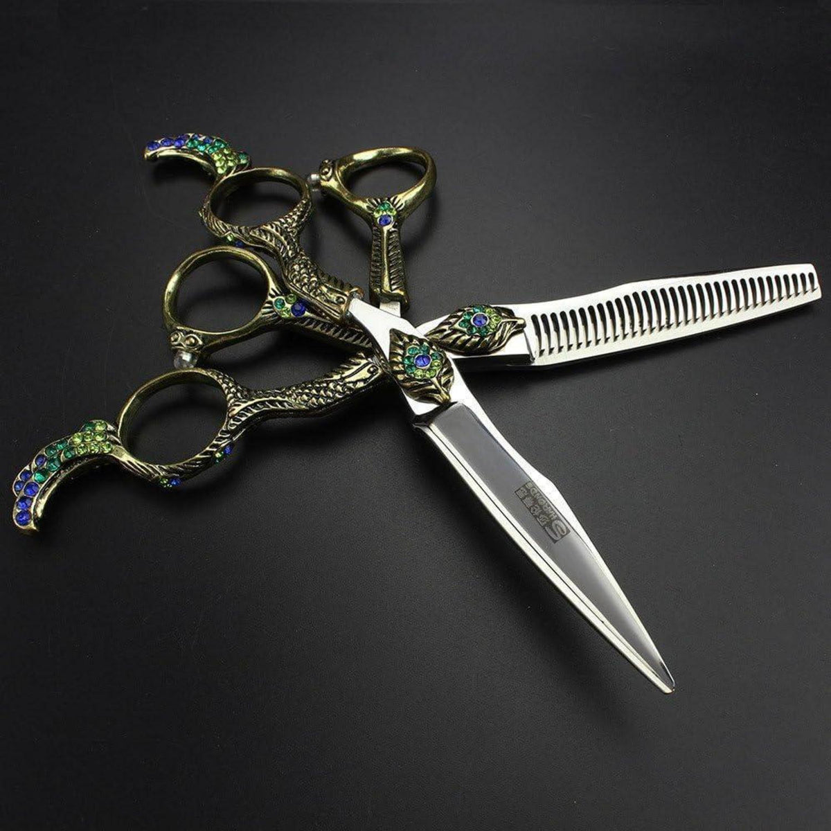 Japanische Friseurschere Set 6 Zoll Edelstahl 440C Stahl