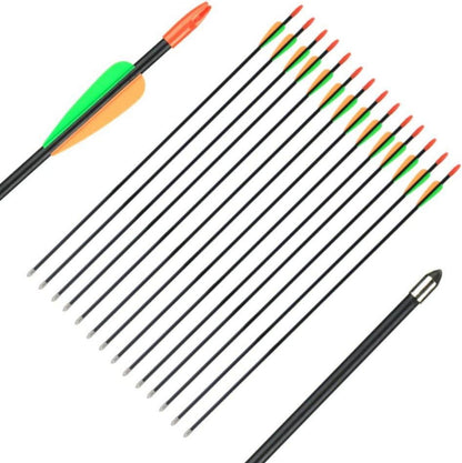 Pfeile Bogenschießen Fiberglaspfeile Anfänger Übungspfeile 28/26 Zoll
