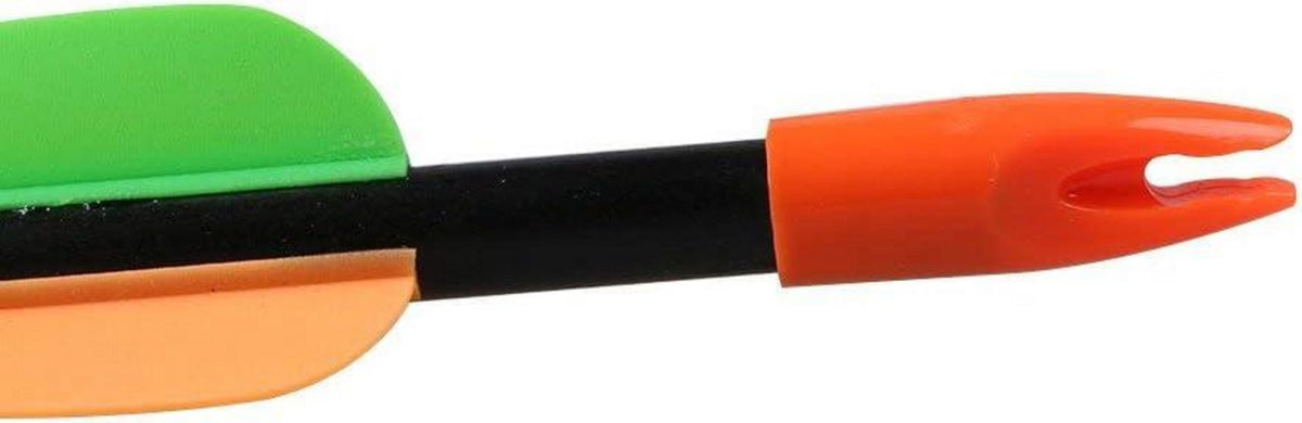 12x Fiberglaspfeile 28/26 Zoll Bogenschießen Anfänger Übung Schwarz