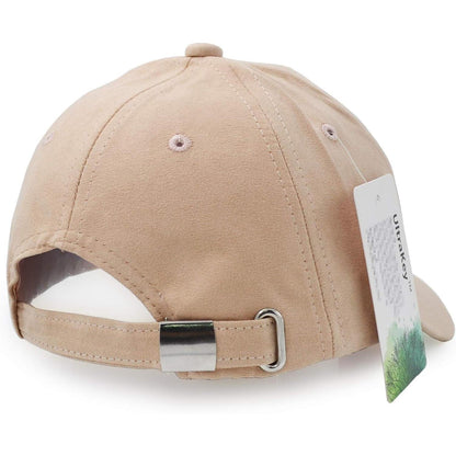 Wildlederimitat Baseball Cap Unisex – Khaki